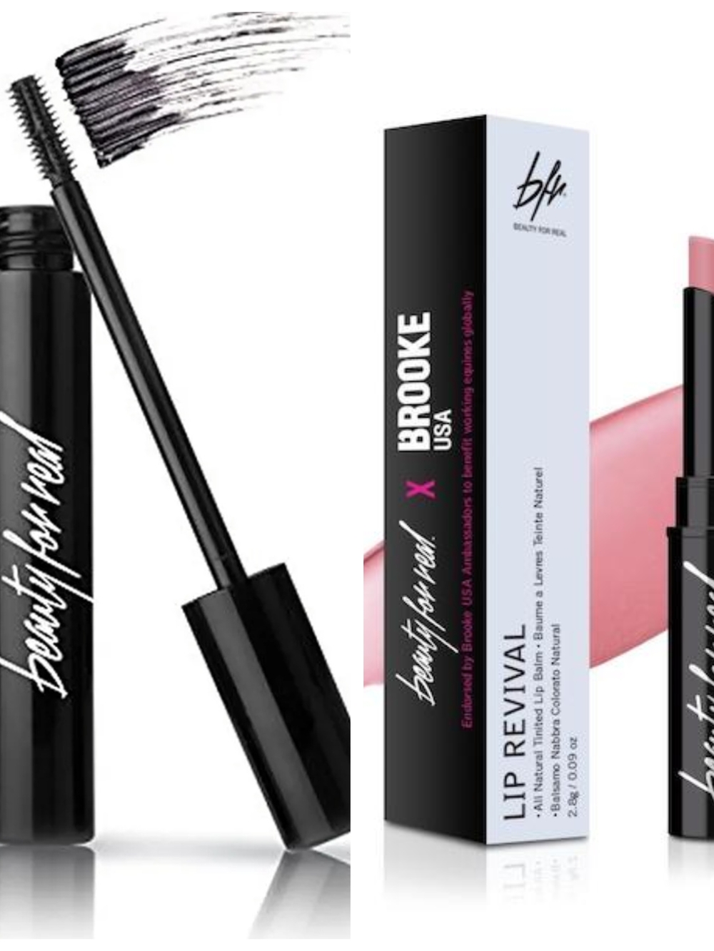 Beauty For Real Lip & Mascara Duo - Pink Lip, Black Mascara